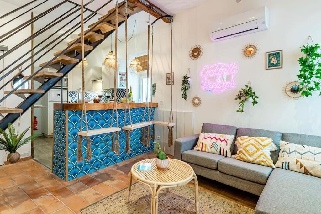 Ciotat Colada Beau Duplex Atypique A 50 M Du Port Classe 3 Etoiles La Ciotat Buitenkant foto
